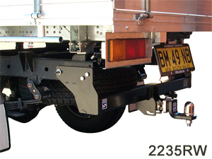 Tow bar mitsubishi triton cab chassis